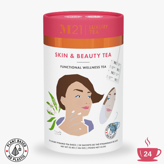 Skin and Beauty Luxury herbal tea - 24ct Canister